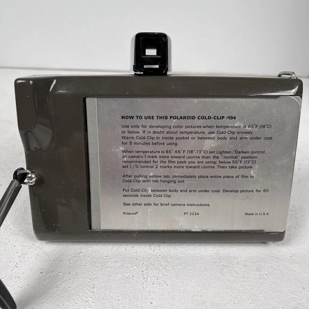 Vintage‎ Polaroid ColorPack II Land Camera With Case Works!